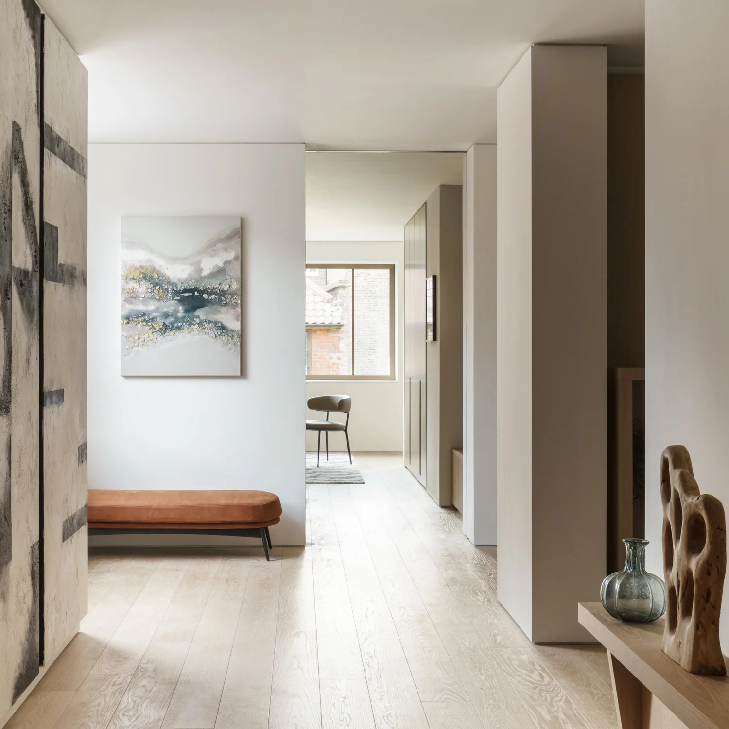 Interior architecture and design — hallway, St Mary Abbots Place by Matthews Rea