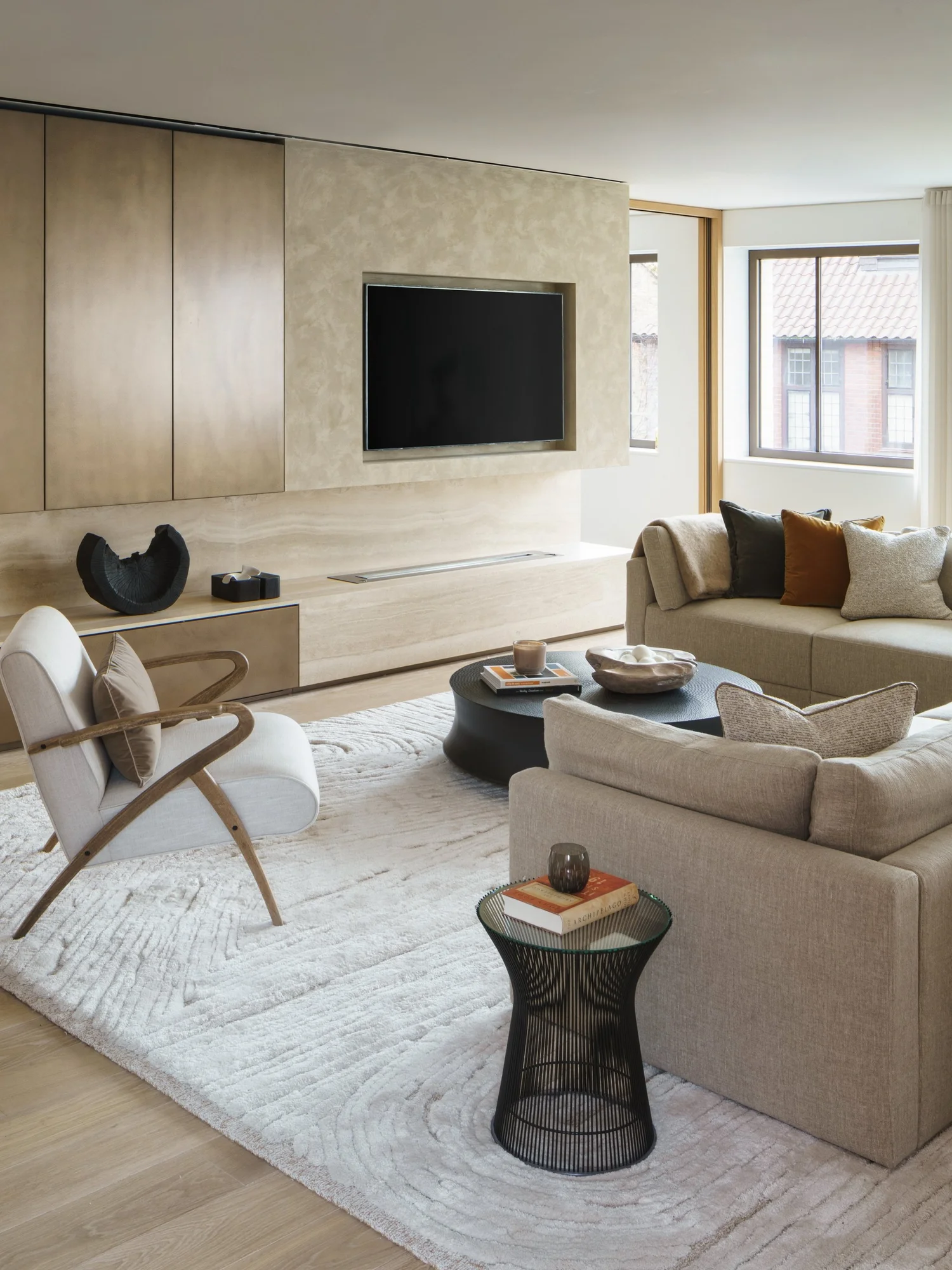 Living room, Kensington development apartment I — Matthews Rea