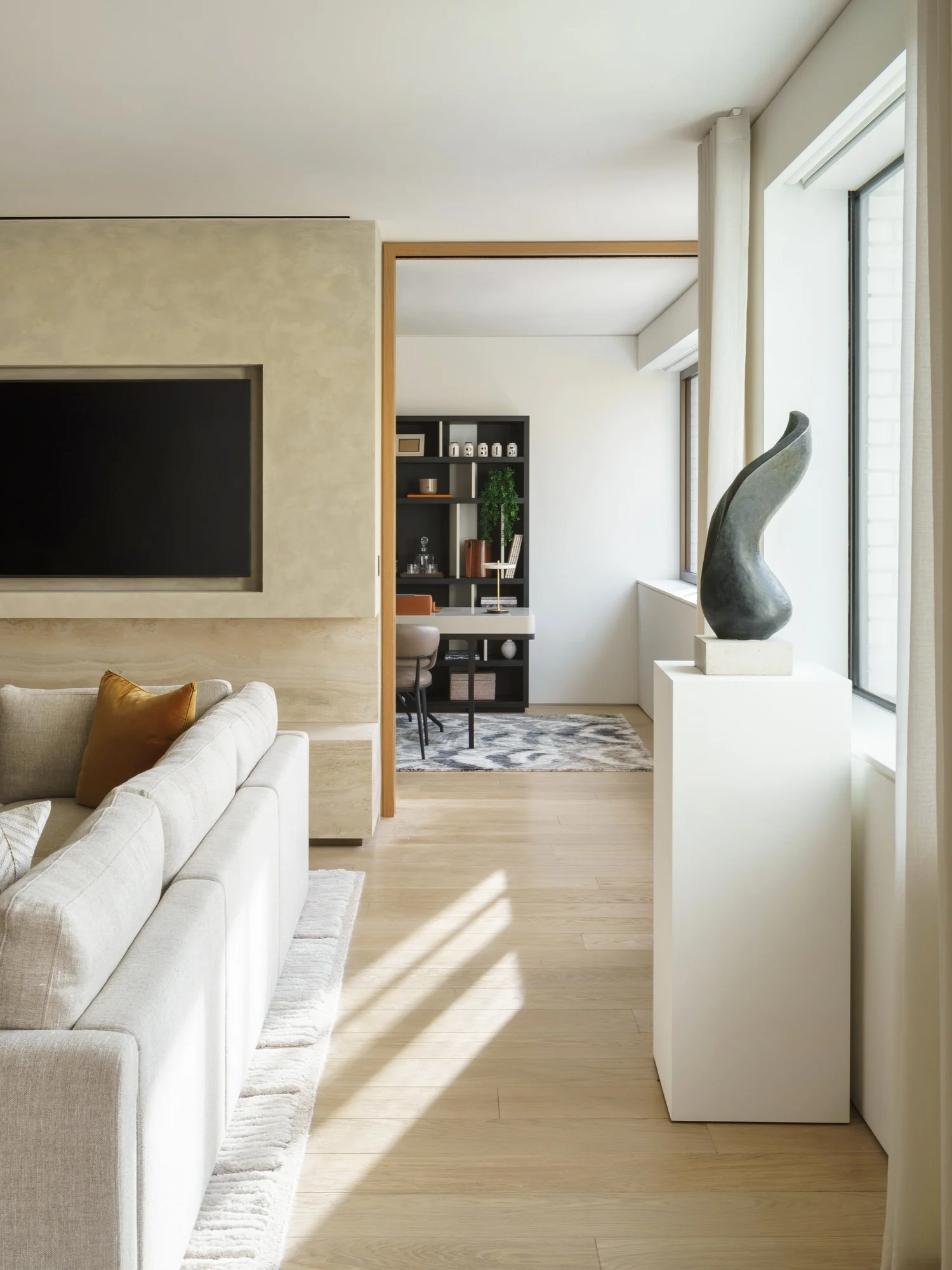 Living room, Kensington development apartment I — Matthews Rea
