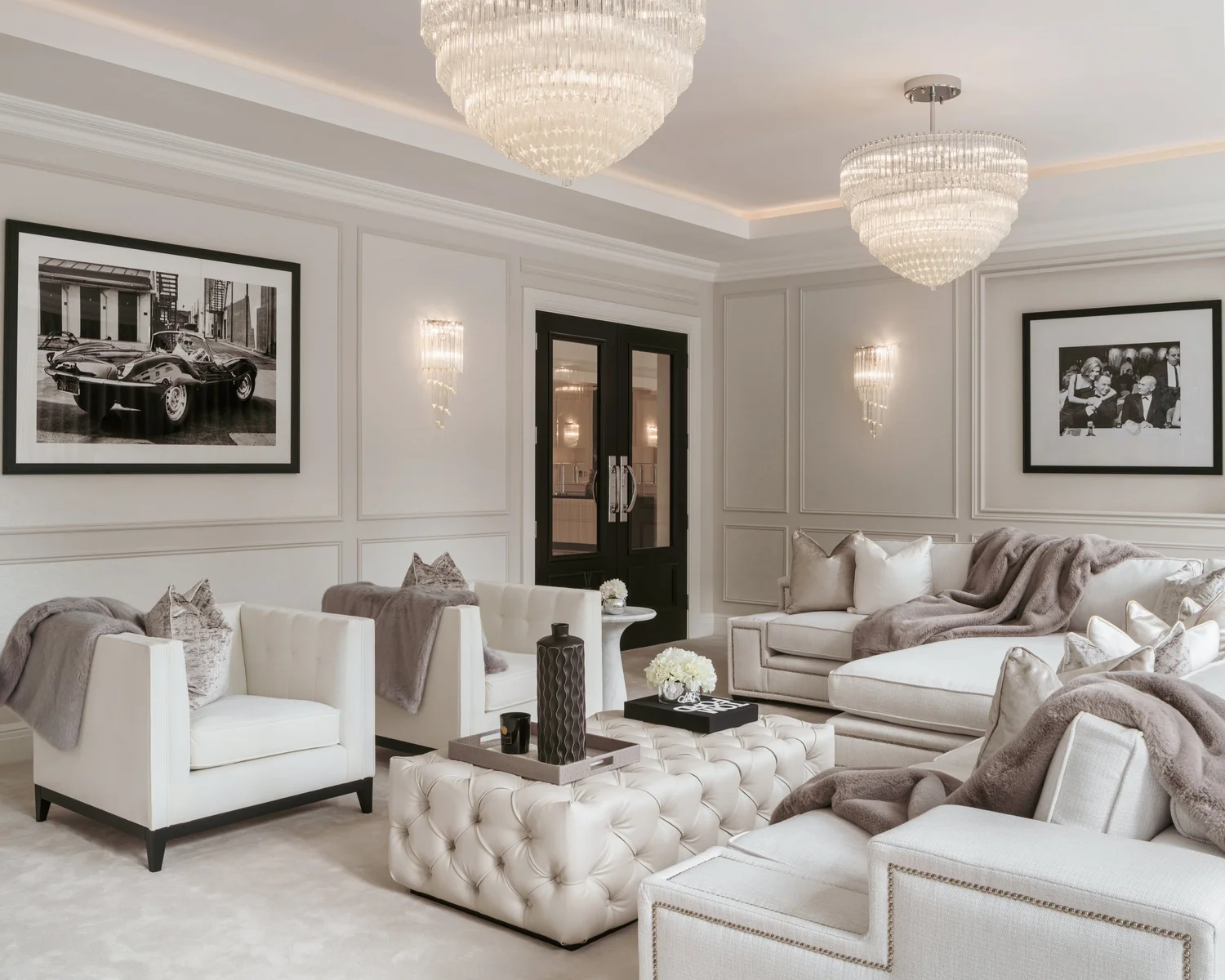 Luxurious mansion house, Virginia Water Surrey — interior by Matthews Rea