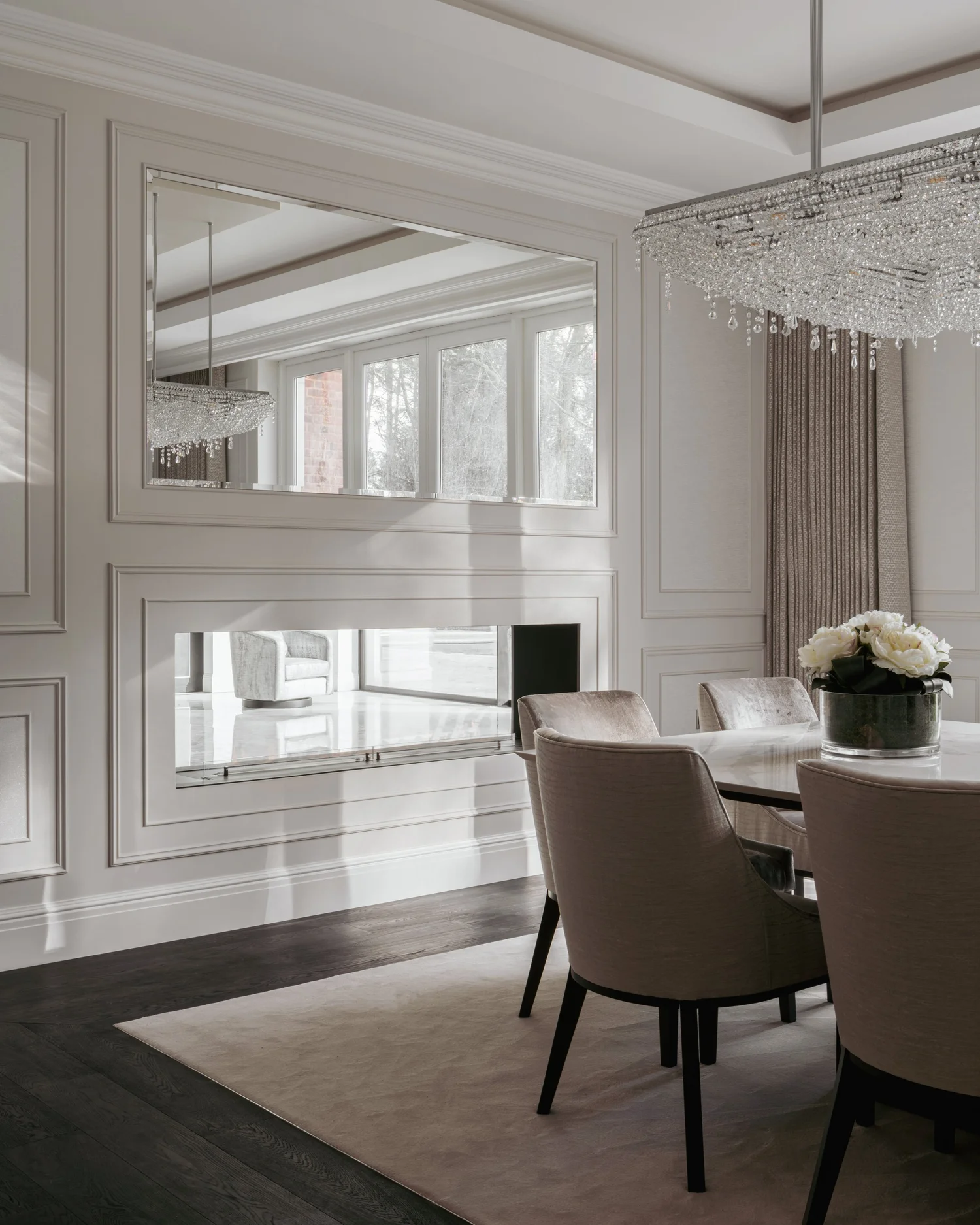 Luxurious mansion house, Virginia Water Surrey — interior by Matthews Rea